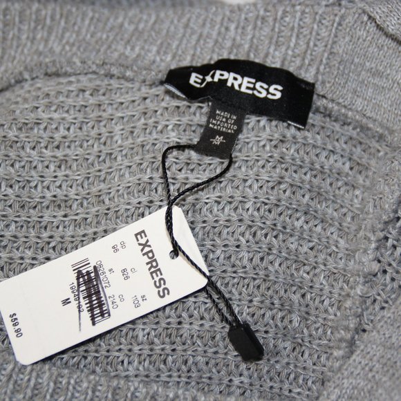 Express Open Back Knit Sweaters size Medium NWT - Picture 6 of 7